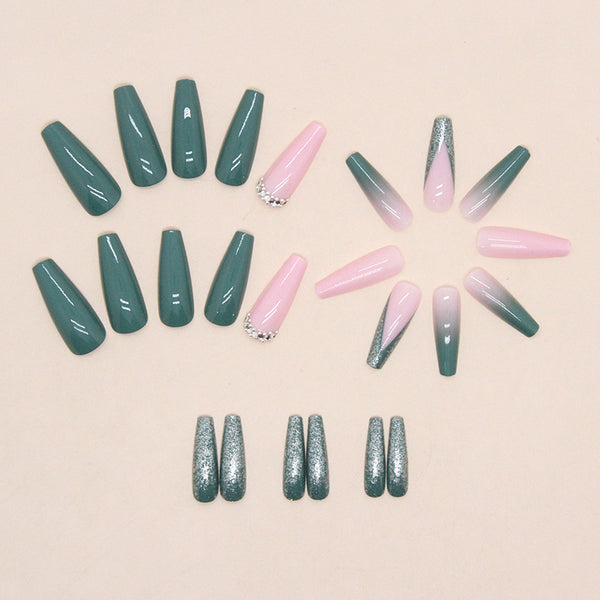 12 Sizes-24 Pcs Press On Nails Z701