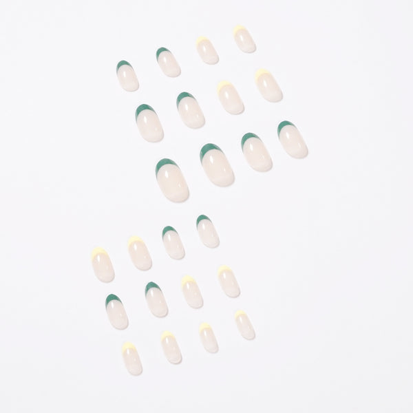 12 Sizes-24 Pcs Press On Nails JP1346