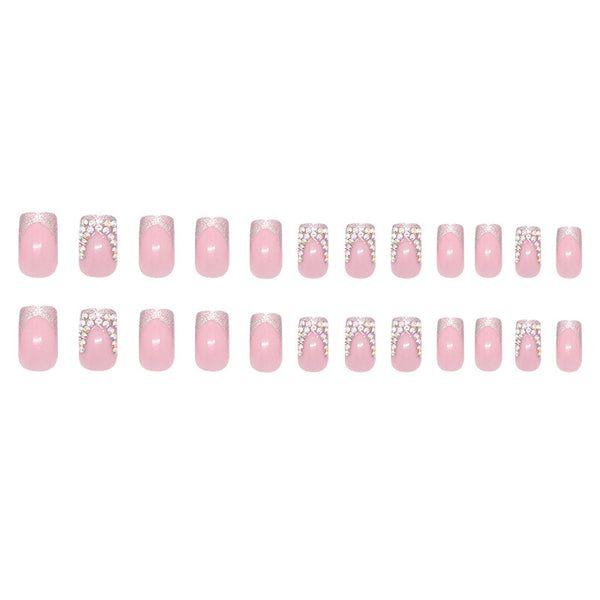 12 Sizes-24 Pcs Press On Nails Z1038