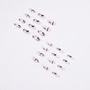 12 Sizes-24 Pcs Press On Nails JP1425