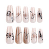 12 Sizes-24 Pcs Press On Nails JP2915