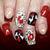 12 Sizes-24 Pcs Press On Nails C1507