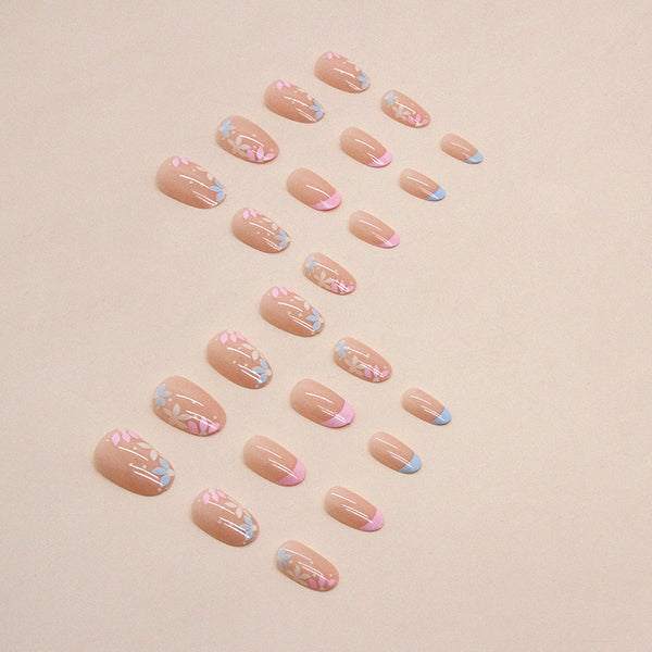 12 Sizes-24 Pcs Press On Nails W1213
