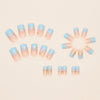 12 Sizes-24 Pcs Press On Nails W1991