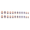 12 Sizes-24 Pcs Press On Nails W1185