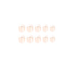 12 Sizes-24 Pcs Press On Nails JP1863