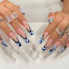 12 Sizes-24 Pcs Press On Nails JP1717