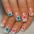 12 Sizes-24 Pcs Press On Nails Y1512