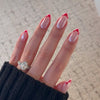 12 Sizes-24 Pcs Press On Nails BZ1417