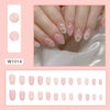 12 Sizes-24 Pcs Press On Nails W1014