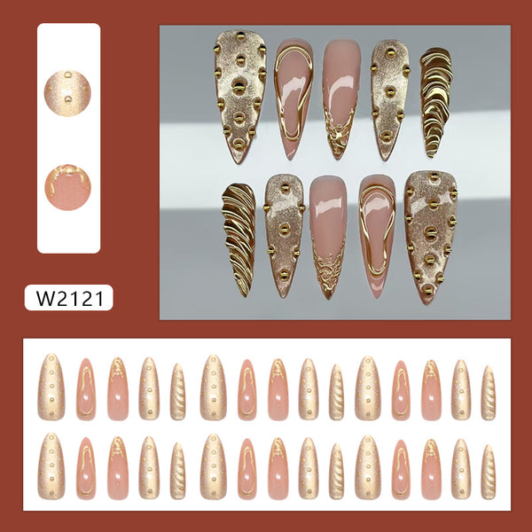 30 Pcs Press On Nails W2121