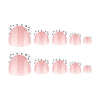 12 Sizes-24 Pcs Press On Nails JP4246