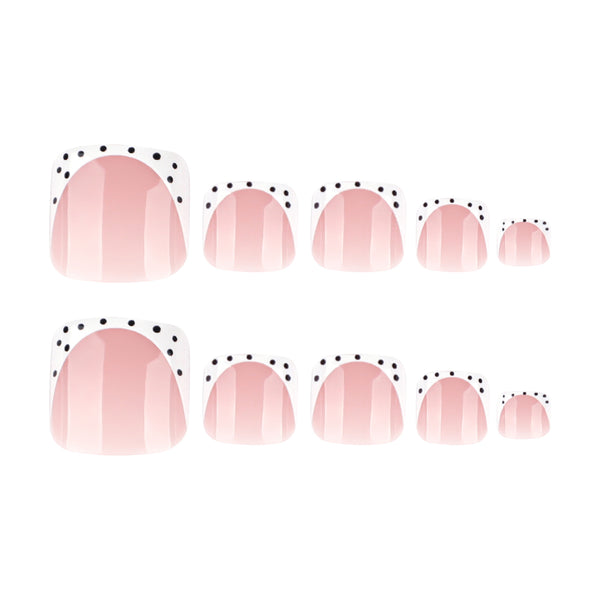 12 Sizes-24 Pcs Press On Nails JP4246