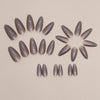 12 Sizes-24 Pcs Press On Nails W1326