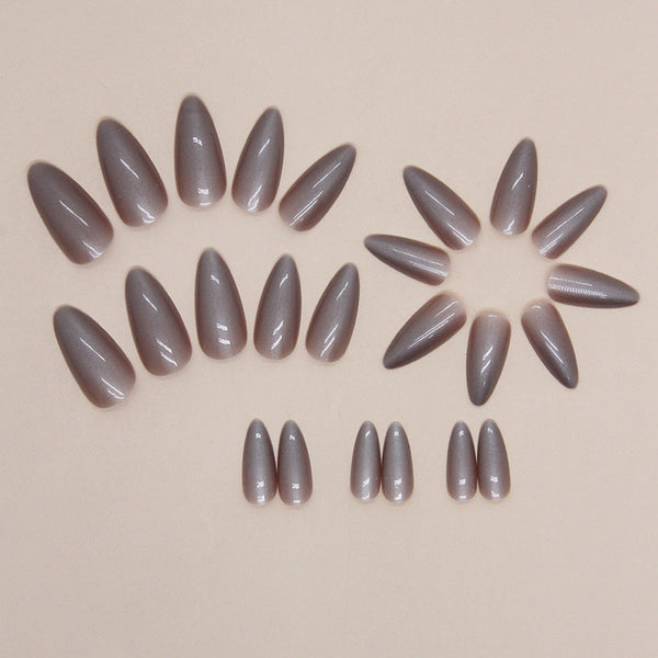 12 Sizes-24 Pcs Press On Nails W1326