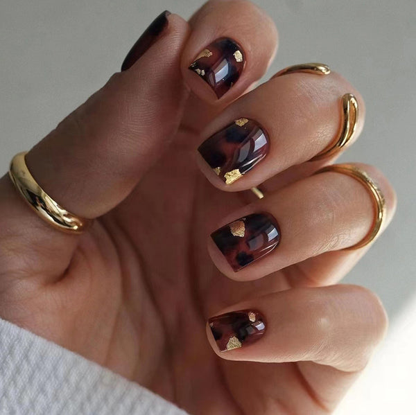 12 Sizes-24 Pcs Press On Nails W1469