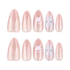 12 Sizes-24 Pcs Press On Nails JP4008