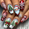 12 Sizes-24 Pcs Press On Nails Y1224