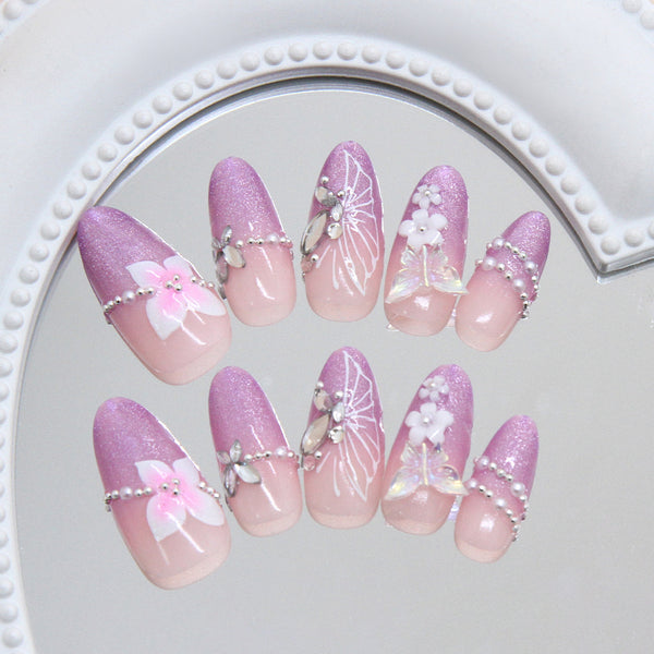 30 Pcs Press On Nails Z1198
