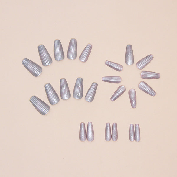 12 Sizes-24 Pcs Press On Nails W1576