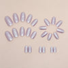 12 Sizes-24 Pcs Press On Nails W1190