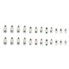 12 Sizes-24 Pcs Press On Nails Z708