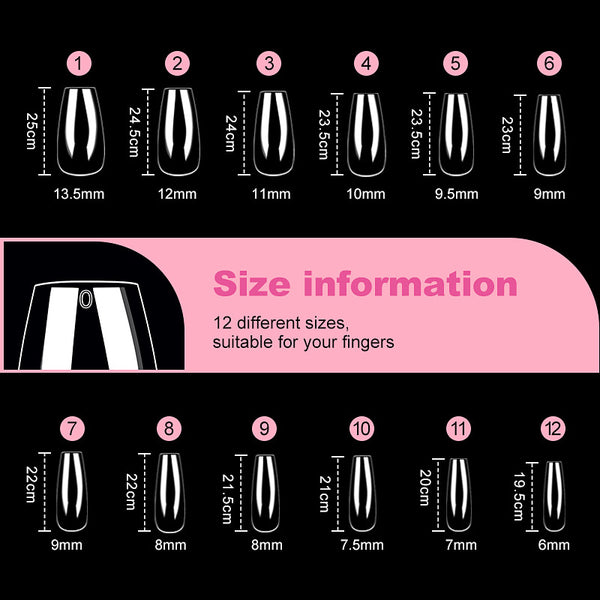 120 Pcs Press On Nails BP007