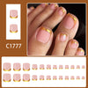 12 Sizes-24 Pcs Press On Nails C1777