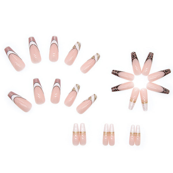 12 Sizes-24 Pcs Press On Nails W096