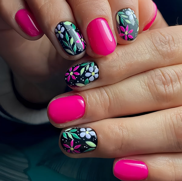 12 Sizes-24 Pcs Press On Nails Y147