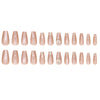 12 Sizes-24 Pcs Press On Nails Z907