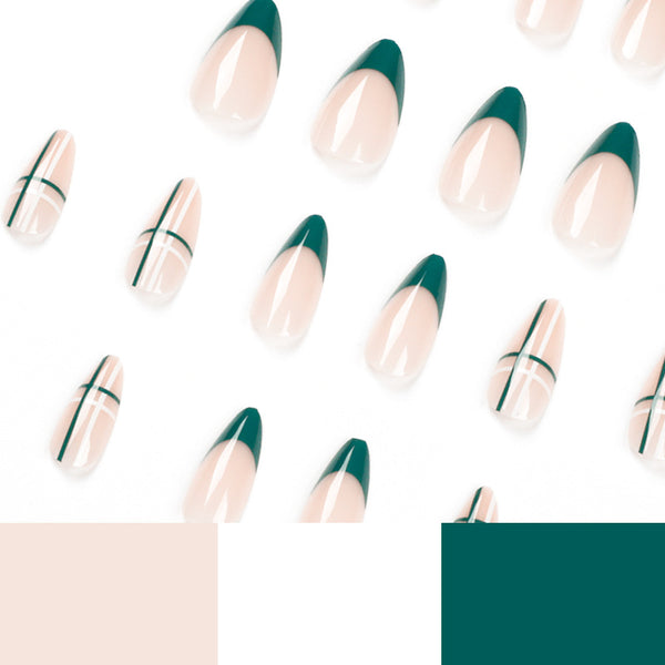 12 Sizes-24 Pcs Press On Nails JP1781