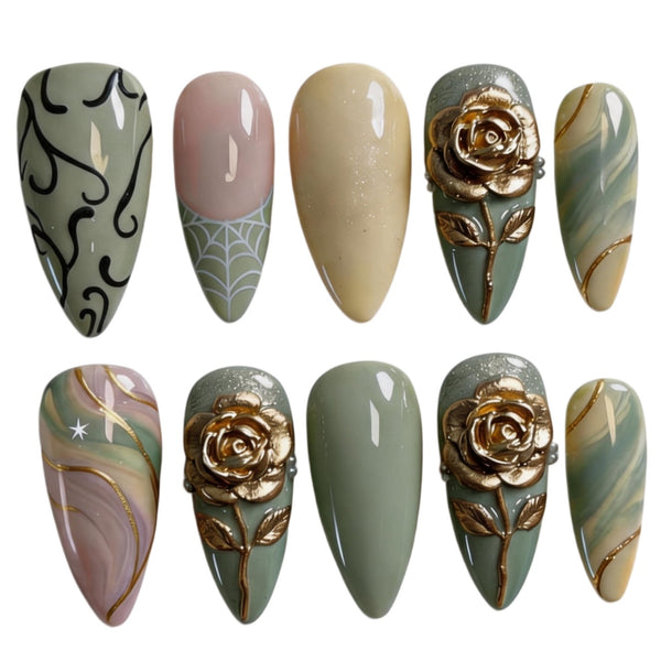 15 Sizes-30 Pcs Press On Nails y2036-30
