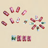 12 Sizes-24 Pcs Press On Nails Y1224