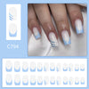 12 Sizes-24 PcsPress On Nails C794