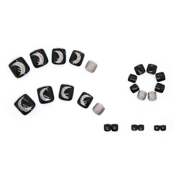 12 Sizes-24 Pcs Press On Nails F033