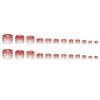 12 Sizes-24 Pcs Press On Nails F158