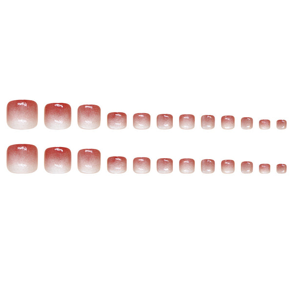 12 Sizes-24 Pcs Press On Nails F158