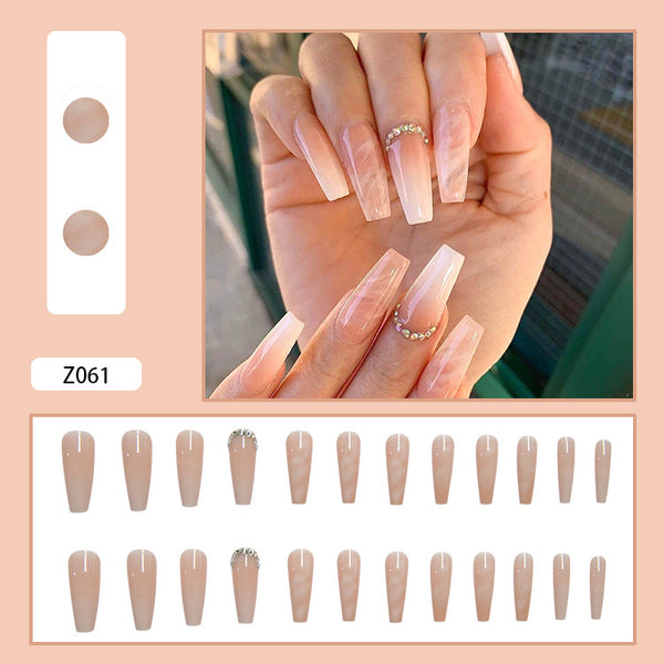 12 Sizes-24 Pcs Press On Nails Z061