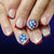 12 Sizes-24 Pcs Press On Nails C1715