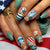 12 Sizes-24 Pcs Press On Nails Y677