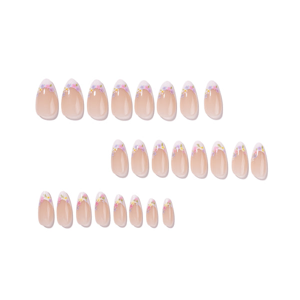 12 Sizes-24 Pcs Press On Nails JP4409