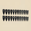 12 Sizes-24 Pcs Press On Nails Y1856