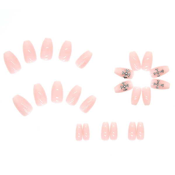 12 Sizes-24 Pcs Press On Nails Z242