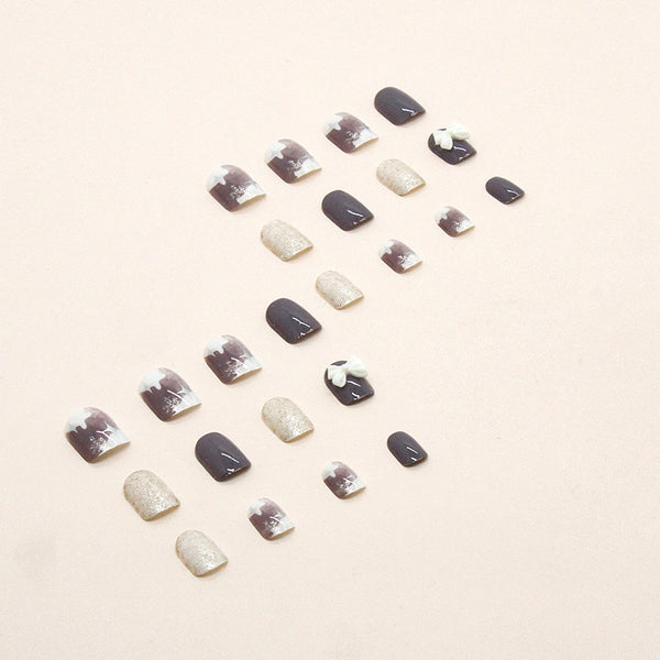12 Sizes-24 Pcs Press On Nails Z576