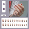 12 Sizes-24 Pcs Press On Nails R201