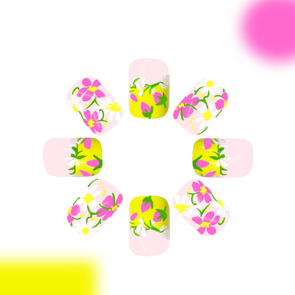 12 Sizes-24 Pcs Press On Nails C914