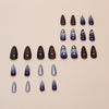 12 Sizes-24 Pcs Press On Nails W1831