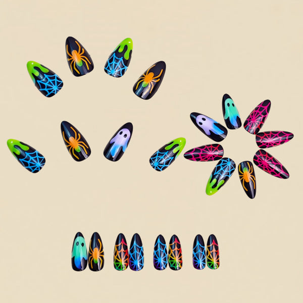 12 Sizes-24 Pcs Press On Nails y2043-24