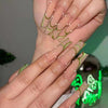 12 Sizes-24 Pcs Press On Nails Z251